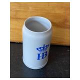 Grey Stoneware Beer Stein