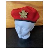 Canadian Armed Forces red beret