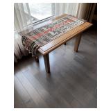 Vintage 1970s Lamp Table/Bench ONLY