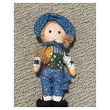 Holly Hobbie Cloth Rag Doll 1970s