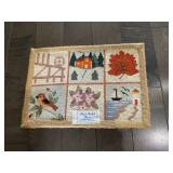 Vontage Flora's Wool Tapestry