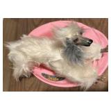Vintage Barbie's Dog Afghan Hound Pet & Bed 1979