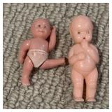 Vintage Renwal No. 8 Doll & Kewpie-style Doll