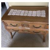 High End Vintage French Provincial 2-drawer commod