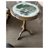 Vintage Chinese 'Foo Dogs' Porcelain Tripod Table