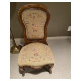 Antique Victorian Balloon Back Chair 1800s