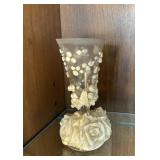 Vintage Ceramic Japanese Rose Vase RARE!