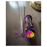 Knitting Set Needles and Yarn