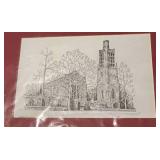Washington Memorical Chapel CM Goff Signed