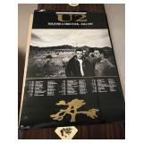 Vintage U2 Joshua Tree Fall 1987 Tour Poster