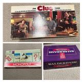 Balderdash, Monopoly & Clue Boardgames