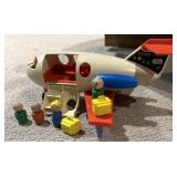 Vintage Fisher Price Little People Play Family Jet