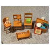 Vintage Mattel Honey Hill Bunch Clubhouse
