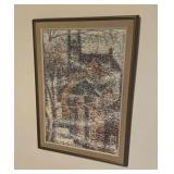 Pointillist landscape painting beauty!