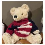 Plush Teddy Bear w/ Knit Sweater