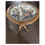 Vintage High End Royal Delft Decorated Oval Table