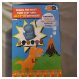 Light Up Dinosaur and Paint Set