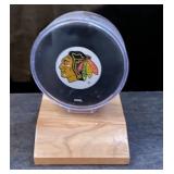 Official Chicago Blackhawks NHL hockey puck