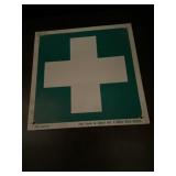 Official First Aid location sign