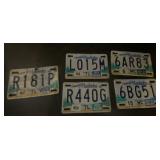 Vintage Manitoba Motorcyle/Trailer License Plates