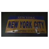 New York City Empire State License Plate