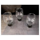 Smoked Alessi for Delta Airlines Glasses