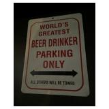 World's Greatest Beer Drinker Sign