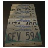 Manitoba License Plates (10)