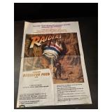 Vintage 1983 Parody Mini Poster Raiders Lost Socks