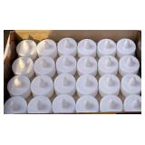 24 flameless LED plastic tea light candles