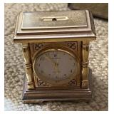 Vintage Celebrity Mini Carriage-Style Mantel Clock