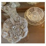 Crystal Bowls and Vase