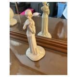 Vintage Art Deco Flapper Figure Blanc de Chine