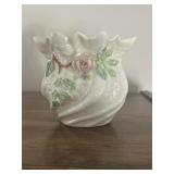 Vintage Belleek Pottery 'Carlingford' Vase