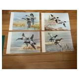 Vintage 1966 Rudy Duck Prints