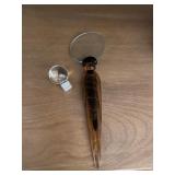 Vintage Mruano Art Glass Magnifying Glass