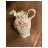 Vintage Porcelain Pitcher Vase