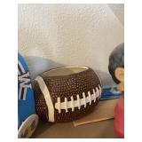Vintage Ceramic Football Bowl