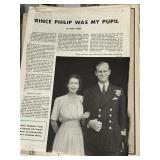 Vintage Newspaper Clipping Prince Philip
