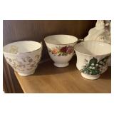 (3) Assorted Teacups