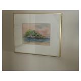 Watercolour Paitning Framed C Kuluk 1992