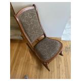 Antique Victorian sewing rocker
