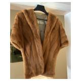 Vintage Mid-Century Mink Overlay Jacket BEAUTY!