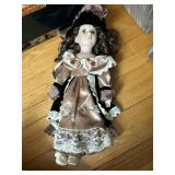 Vintage 1990s Fine Bisque Porcelain Doll