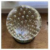 Vintage art glass paperweight