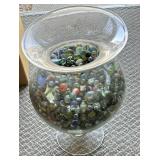 Large Vase of Marbles