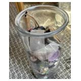 Glass Vase of Buttons