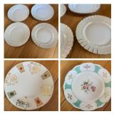 Vintage Assorted Plates
