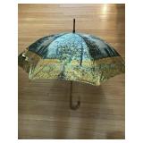 Vintage Rain Umbrella Claude Monet's Poppu Field