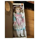 1990s Collectors Porcelain Doll